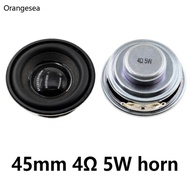 Orangesea Speaker 45mm 4Ohm 5W 8Ohm 3W Inner Magnetic Speaker  Power Full Ranges Audios Speaker for 
