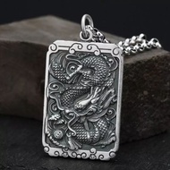 Dragon pendant Necklace totem dragon pendant metal