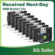 Compatible Brother TZe Tape Label 9mm TZe221 for P-Touch PT-H107 PT-H100 PT-H110 D200 Label Printer