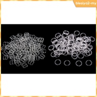 [BlesiyaedMY] Wholesale Lots 200pcs Plastic Rectangular Figure 8 Shape with 0 Shape Lingerie