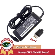 Genuine Chicony A18-045N1A 20V 2.25A 45W TYPE-C USB-C A045RP05P A045RP14P A045RP34P AC Adapter For L