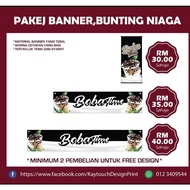 Banner Bunting Niaga