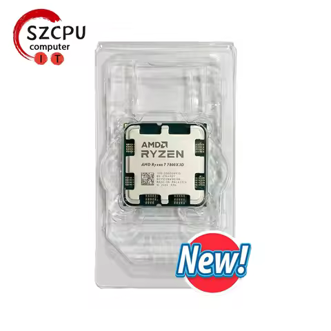 AMD Ryzen 7 7800X3D R7 7800X3D 5.0 GHz 8-Core 16-Thread CPU 5NM 96M 100-100000910 Socket AM5 New Tra