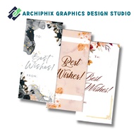 Personalized Wedding Money Envelope Angpao Gift For Groom and Bride (Set of 3 or 5 pcs)