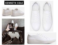 預購•美國 Kenneth Cole New York金邊小白鞋•不含鞋盒