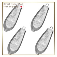 Elpis Hexagonal Fishing Sinkers 4pcs 60 Size 1kg Odawara Type For Sea River Boat Fishing