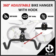 JC Adjustable Bicycle Hanger wall Gantung Basikal Dinding Bike Hanger Mtb Tempat Gantung Basikal Fixie Penyangkut Hook