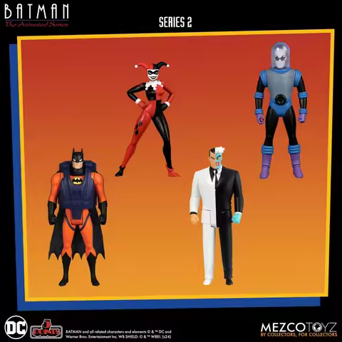 Mezco Toyz 18223 5 Points Deluxe Box Set Batman The Animated Series Season 2 Articulated Action Figu