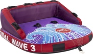 Taylor Made® Tidal Wave 3 Towable Tube, Fully Covered in a Heavy-Duty Nylon Shell 12 Webbing Handles