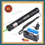 Powerful Green Laser Pointer Laser Beam Light 5mW Laser Power 532nm+18650+Charger