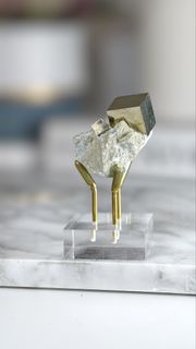 ✨【🇪🇸西班牙黃鐵礦「愚人金」—雙金礦】✨ 雙立方體！雙倍招財力Pyrite