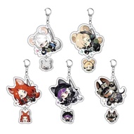 Game Delta Operation Force Action Acrylic Key Chain Cosplay Accessories Badge Keychain Friend Birthd
