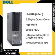 Dell Optiplex 9020 SFF Intel Core i5-4590 4 Generation Processor SFF PC (790 3010 3020 3050 7020 704