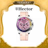 Hector Italy Jam Tangan Wanita Ladies Rubber Quartz Watch L-HEC500