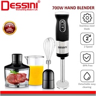 4 IN 1 DESSINI ITALY Hand Blender Chopper Mixer Grinder Juicer Food Processor Stainless Steel Knife 