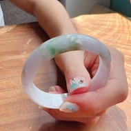 春帶彩翡翠手鐲 | 14圍 | 天然緬甸玉A貨翡翠 | 送禮