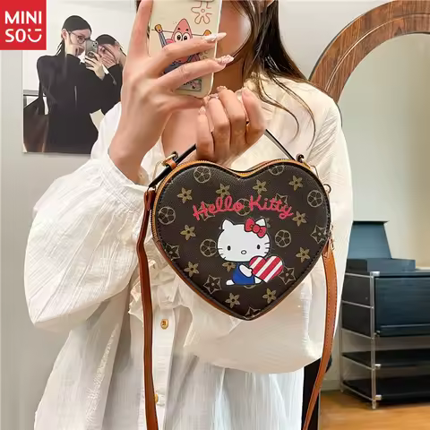 Miniso Heart Mother-Daughter Bag 2025 | Mother Child Matching Purses, Crossbody