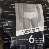 Giordano 三角內褲 黑色 三角底褲 棉 2XL 上水MTR面交
