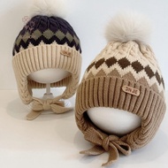 SHOUKEY Kids Earmuffs Cap, 2-5 Year Baby Warm Baby Knitted Hat,  Windproof Thicken Children Head Cov