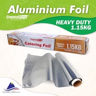 CrystalWrap Aluminium Foil Heavy Duty 450 Catering Foil 18in(450mm) x 1.15kg