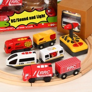 Simulation RC Small Train Cute Sound And Light Train Model Toy Remote Control Train Toy Baby Gift