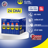 (Thùng 24 Chai) Chai Xịt Tẩy Rỉ Sét WD 40 Dầu Chống Rỉ Bôi Trơn Vệ Sinh Làm Sạch Đa Năng Bảo Dưỡng X