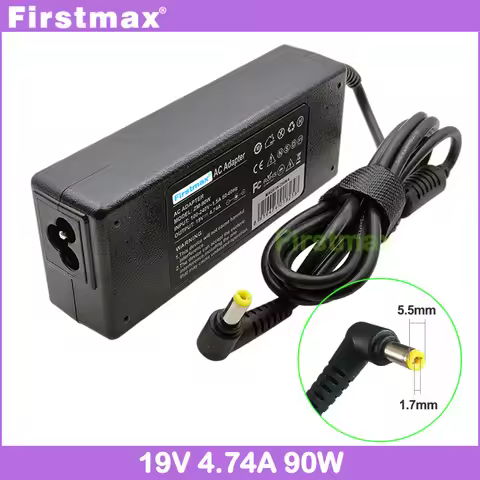 90W 19V Power Supply for Acer Laptop Charger Aspire 7 A715-73G E1-732G E1-771G E1-772G E5-773G ADP-9