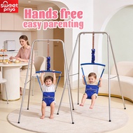 Infant Bouncer Chair with Hanging Jumper Seat Suitable for Busy with cooking tasks Hands-Free Baby B