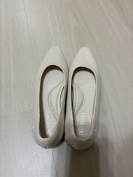 VIVAIA Pointed Toe Flats - Beige