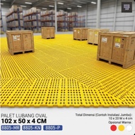 CAGE BASE PALLET SIZE 102 x 50 x 4 CM OVAL HOLE 8805-DX
