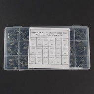 50-900PCS Transistors kit NPN PNP S8050 S8550 S9012 2N3904 2N3906 C1815 A1015 MJE13001 BC327 BC337 B