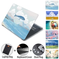 Child Dream Printed Laptop Case For Surface Laptop Go 12.4 13.5 Surfacebook 1 2 3 4 5 Microsoft Protective Case Laptop Cover Shell With Keyboard Cover Dust Plugs Laptop Bag Sleeve