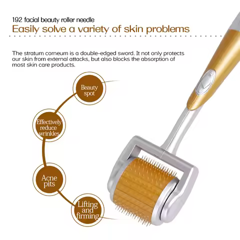 Beauty Tool Derma Roller ZGTS 540 Needles Microneedle Roller Face Body for Home Use Microdermabrasio