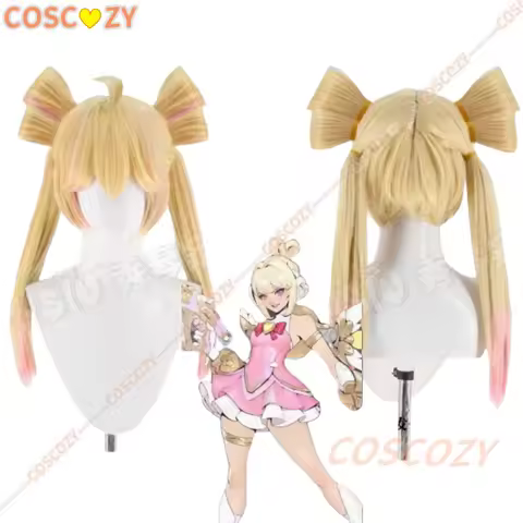 Juno Cosplay New Magical Girl OW Wigs Halloween Party Sweet Lolita Prop Wig for Women Juno Uniform