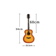 Great texture 30/34/36-inch Guitar Children's Folk Guitar Solid Wood Musical Entry-level Glossy Sing