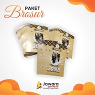 CUSTOM BROCHURE PACKAGE AP120, FLYER, LEAFLET (A4, A5, 1/ 3A4) 1 RIM 500 PCS 1 SIDE