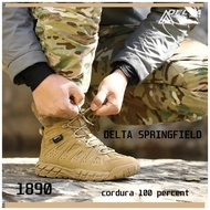 Delta Tactical Boots รุ่น Strongfield รองเท้า เดินป่า ลุยน้ำ ปีนเขา ทำจากหนังแท้และผ้า cordura แท้ สวยเท่ห์รับประกันสินค้า งานดี ใส่ได้ทุกกิจกรรม