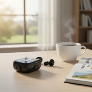 HTC NE72 AI Earbuds with Real-Time Translation, Touch Screen, Bluetooth 6.0, 40h Playtime, Complete 