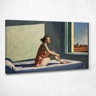 Art reproduction Morning Sun Edward Hopper eho26 รูปติดผนัง ภาพที่มีชื่อเสียง ภาพพิมพ์รายละเอียดคมช