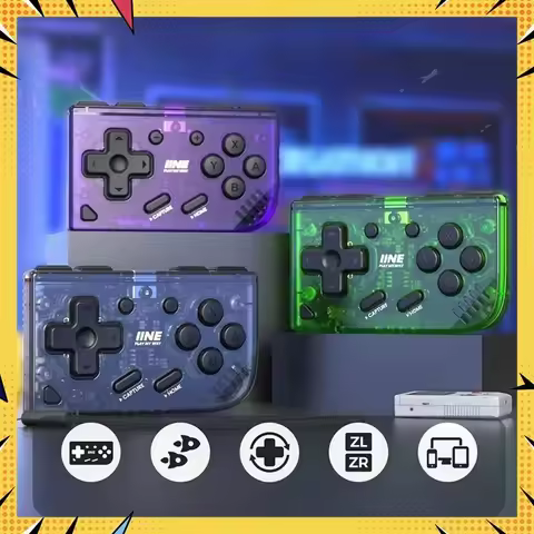 IINE Mini Retro Ananke Controller/Turbo Function Interchangeable Joystick D-Pad Multi-Platform Contr