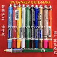 American DYKEM Brite-Mrk Valve Marker Paint Marker Oily Car Screw Marker Genuine Product