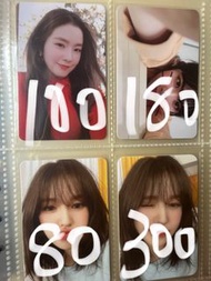 redvelvet irene wendy小卡