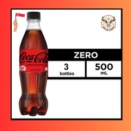 [Bundle of 3] Coke Zero 500ml