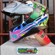 SPYDER RECON 2  NEO SERIES  DUAL VISOR HELMET WITH FREE TUBEMASK