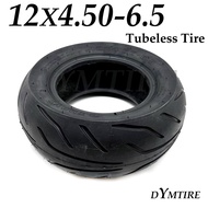 12X4.50-6.5 Tubeless Tire For Electric Scooter 12 Inch 4.50-6.5 Vacuum Wear-Resistant Wide Tyre Accessories