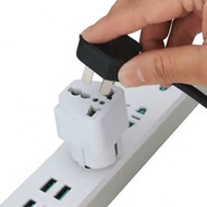 2-Prong Adapter / 3-Prong to 2-Prong EU Plug / Flat to Round Standard Converter / Travel Adapter / O