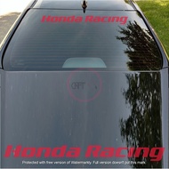 CFS163 Honda Racing Cermin Windshield Door Pintu Car Kereta Motor Motocycle Bike Stiker Sticker Vinyl Decal Stripes