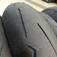 Tayar murah terpakai Pirelli Supercorsa SC1 V4 size 120/70-17 & 180/60-17