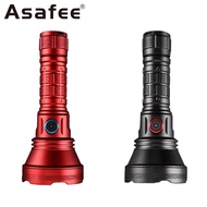 Asafee DY900 Tactical Flashlight With Free Gift Box 50W BT90 LED Light Ultra Bright Torch Rechargeab