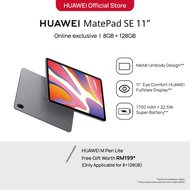 HUAWEI MatePad SE 11 Tablet | 8GB+128GB | 7700mAh Battery | Eye Comfort HUAWEI FullView Display